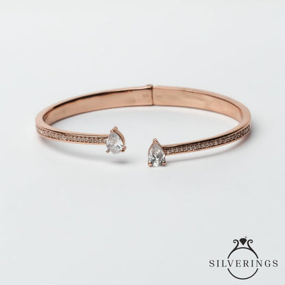 Beauty in Style Rose Gold Bracelet - Silverings