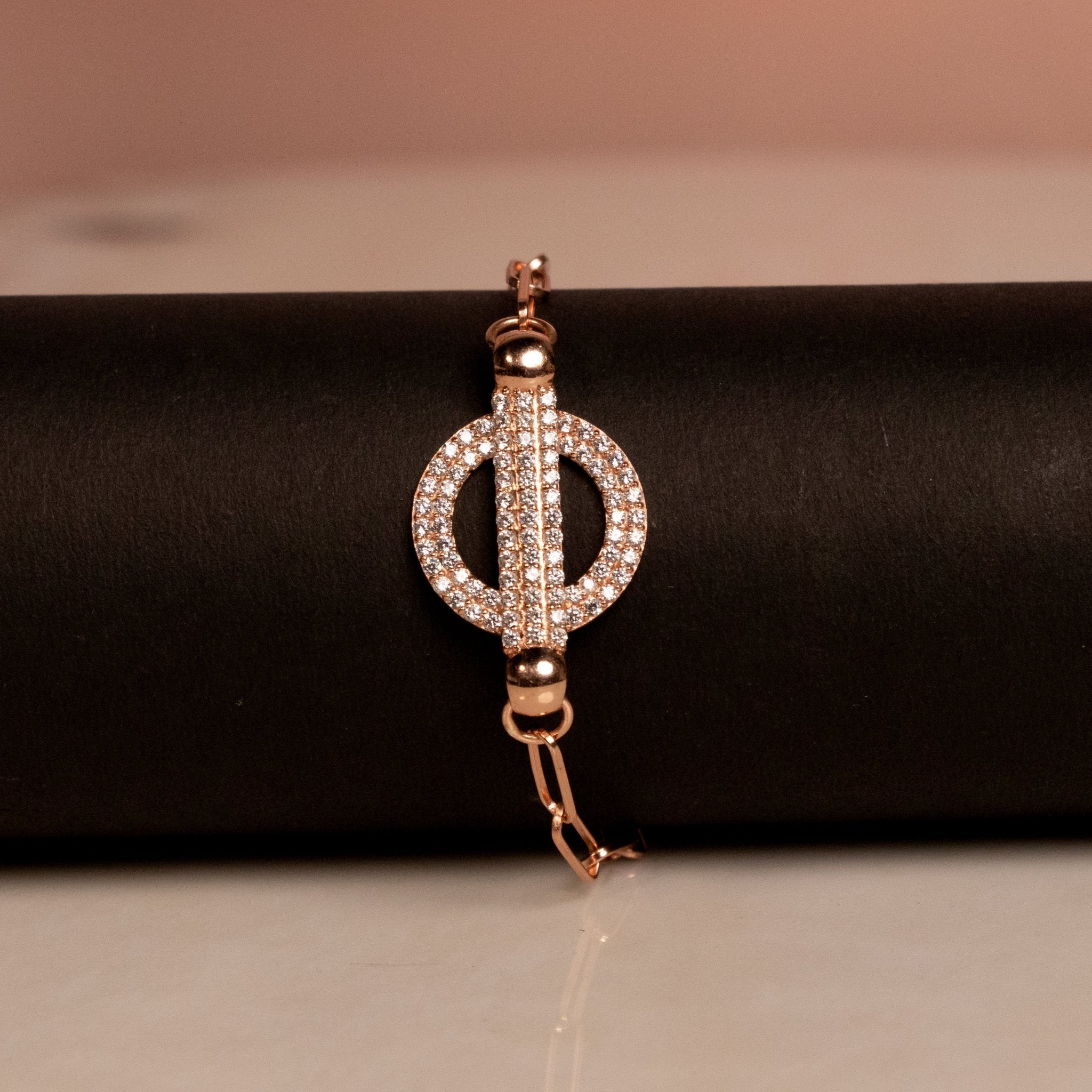 By hook or crook Rose Gold Bracelet - Silverings