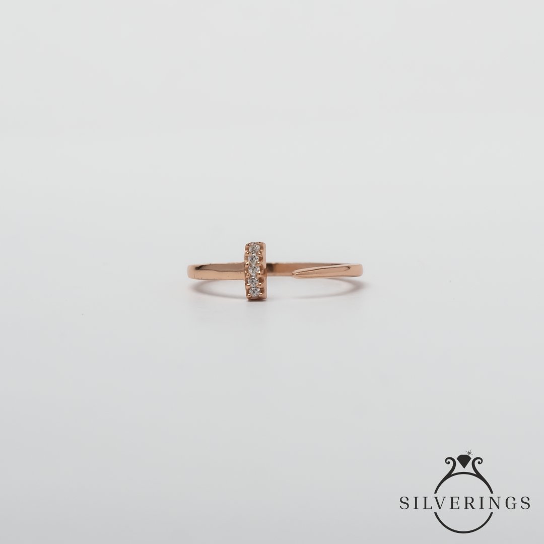 Finger Cuff Zircon Ring - Silverings