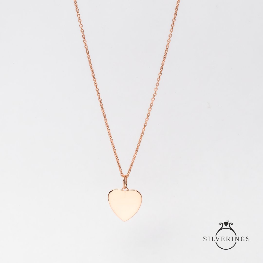 In my Heart Necklace - Silverings