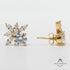 Royal Power Gold Zircon Earrings - Silverings