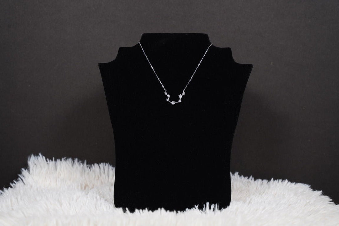 SILVERINGS 925 STERLING CONSTELLATION SILVER NECKLACE - Silverings