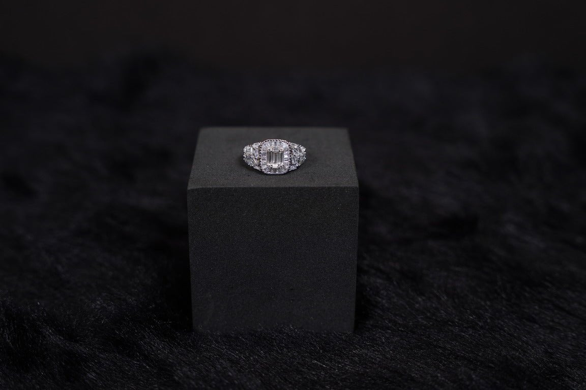 SILVERINGS 925 STERLING ROYAL POETRY SILVER RING - Silverings