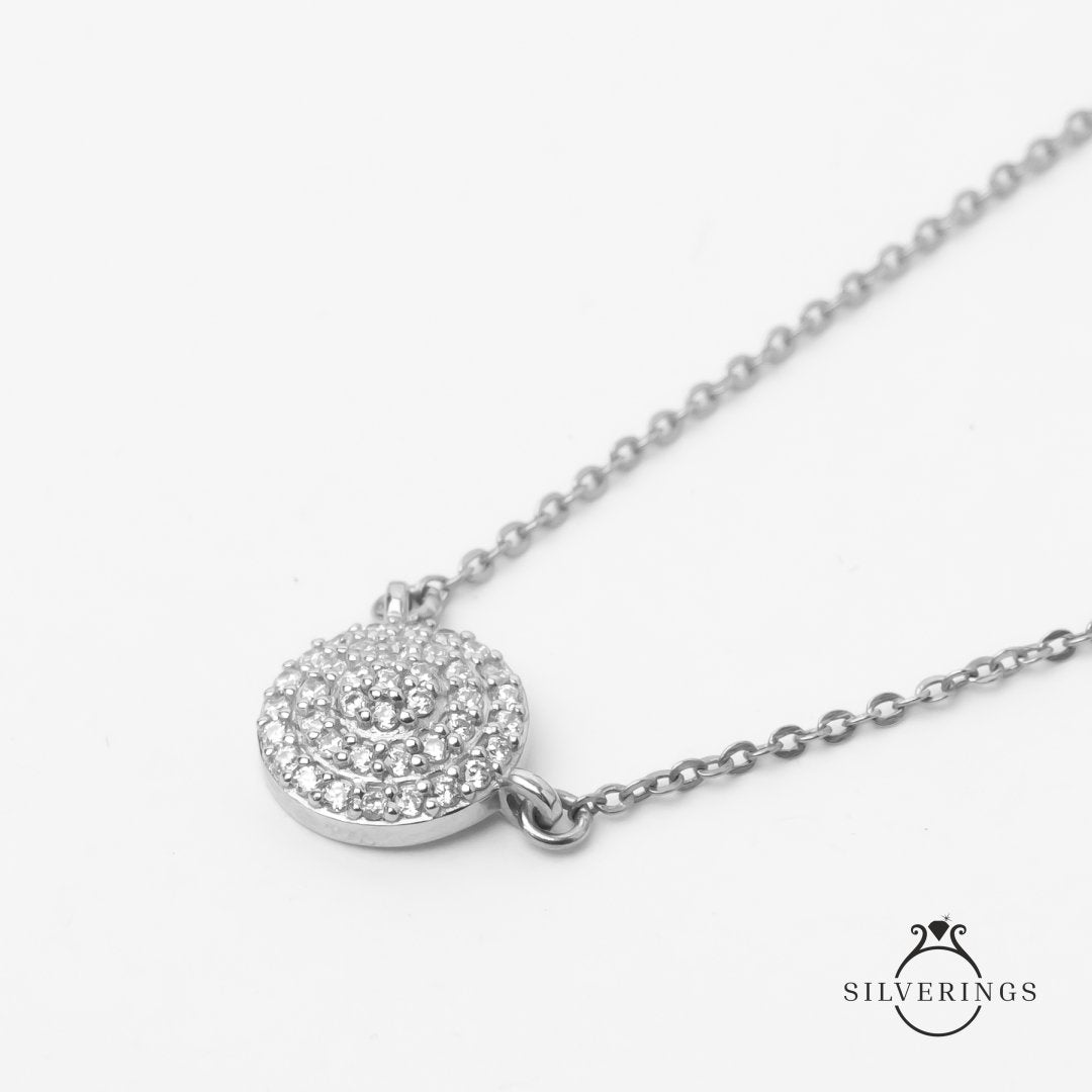 Solitiare Queen Gold Necklace - Silverings